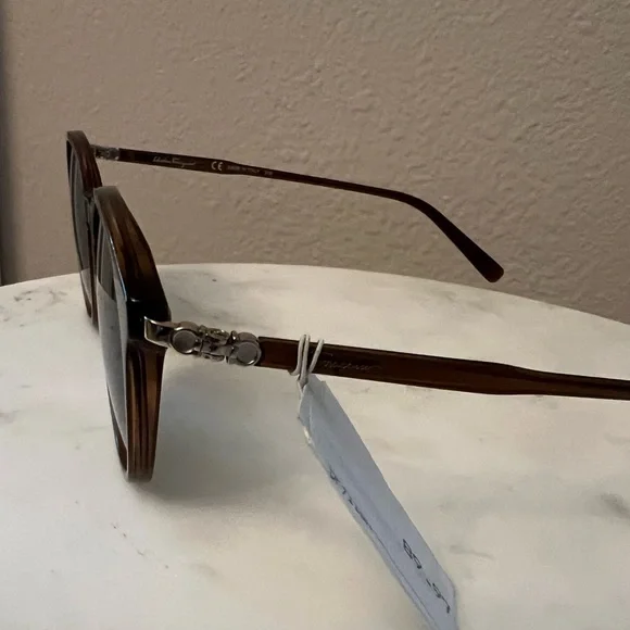 Salvatore Ferragamo Classic Brown Sunglasses